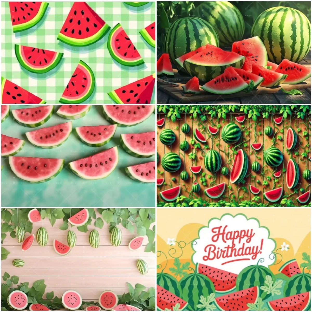 Baby Food Fruits - ﻿ Cartoon Watermelon Theme Birthday Party