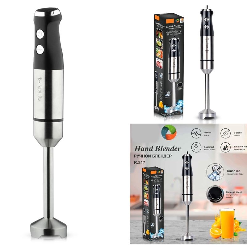 Baby Food Mixer - 1000W Electric Immersion Hand Blender Powerful