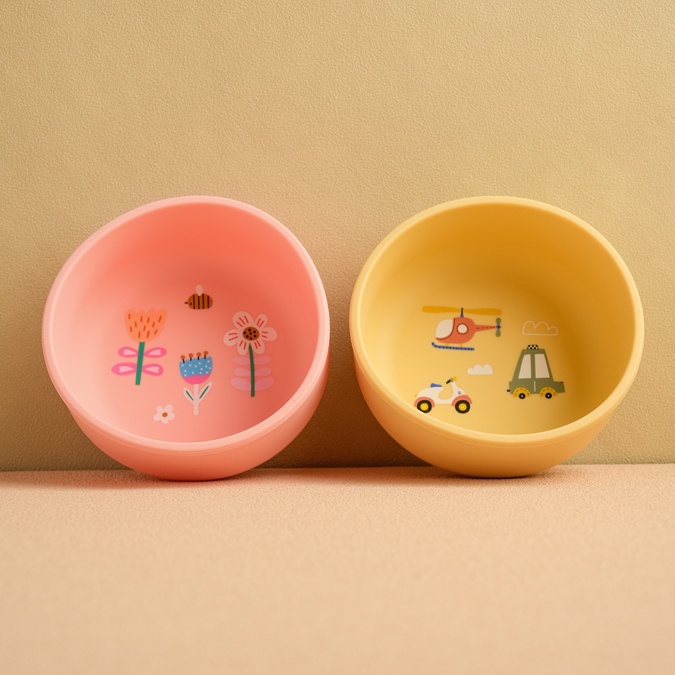 Baby Food Weaning - 1PCS Baby Silicone Feeding Bowl Cartoon