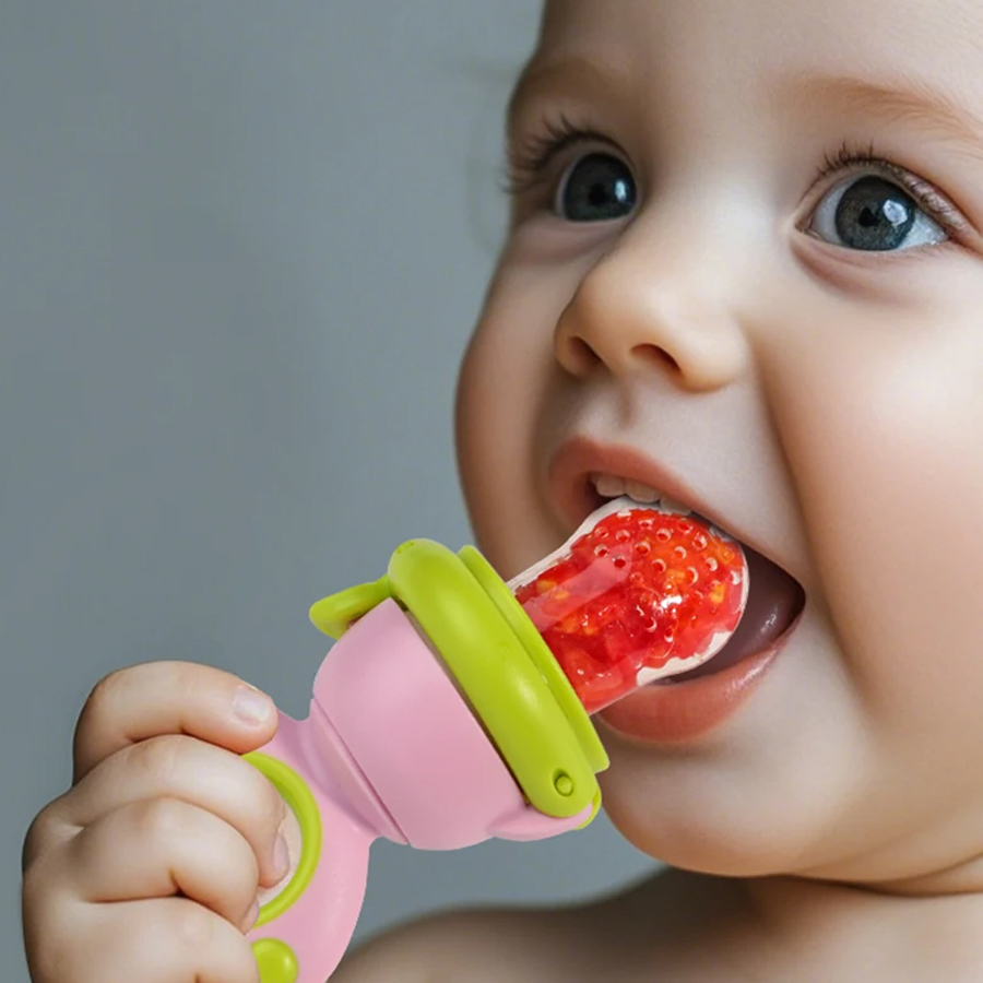 Veggie Baby Food - 1Pc Dinosaur Push-Pop Feeder, Infant Fruit