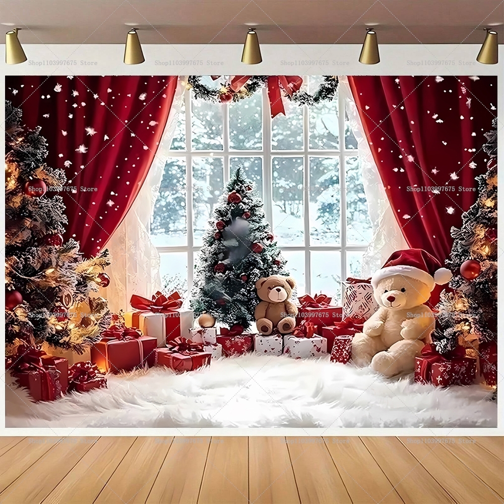 Baby Food Mixer - Merry Christmas Backdrops Wonderland Snowman Decor
