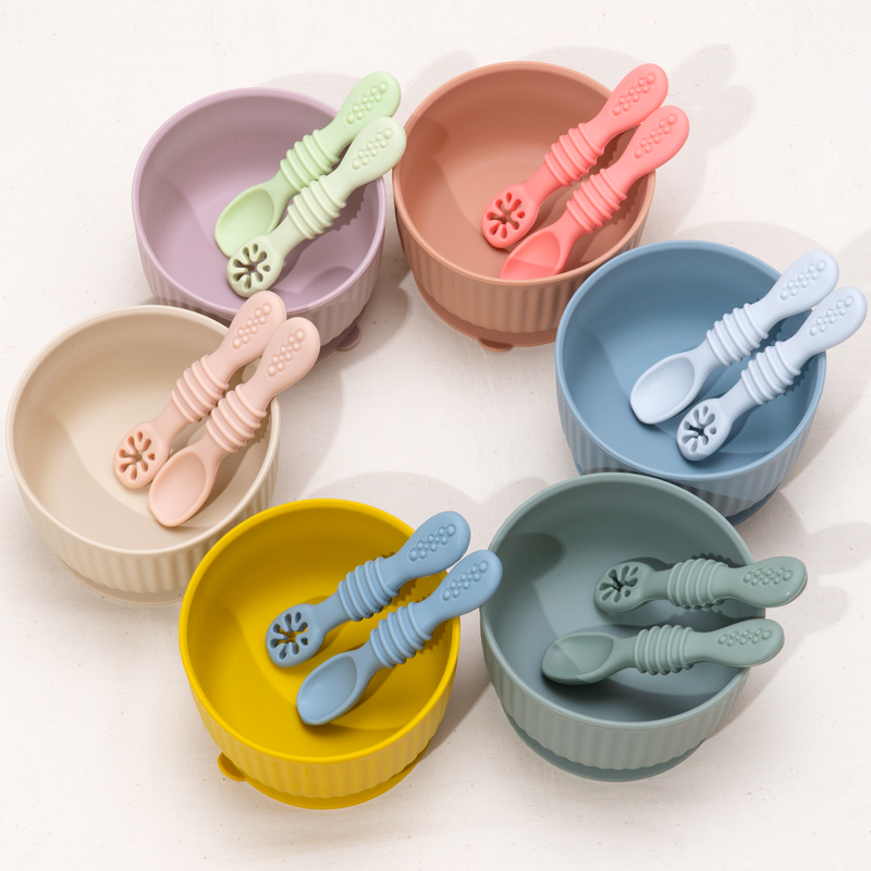 Baby Food Weaning - 2Pcs/Set 100%Food Safe Approve Silicone Feeding