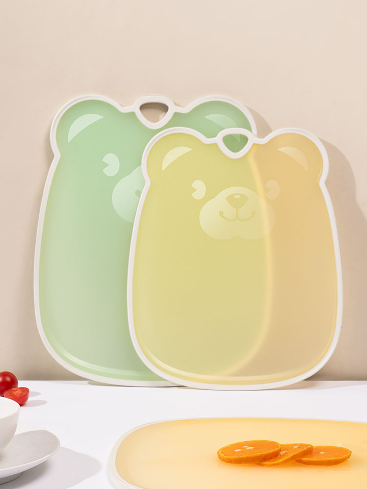 Baby Food Weaning - Adorable Cartoon Dual-Sided Kitchen Cutting Board
