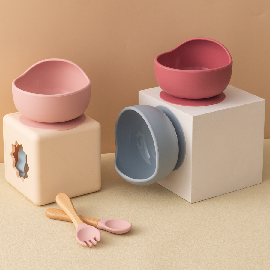 3PCS Baby Silicone Dinner Set  - Baby Food Kids のレビューと価格