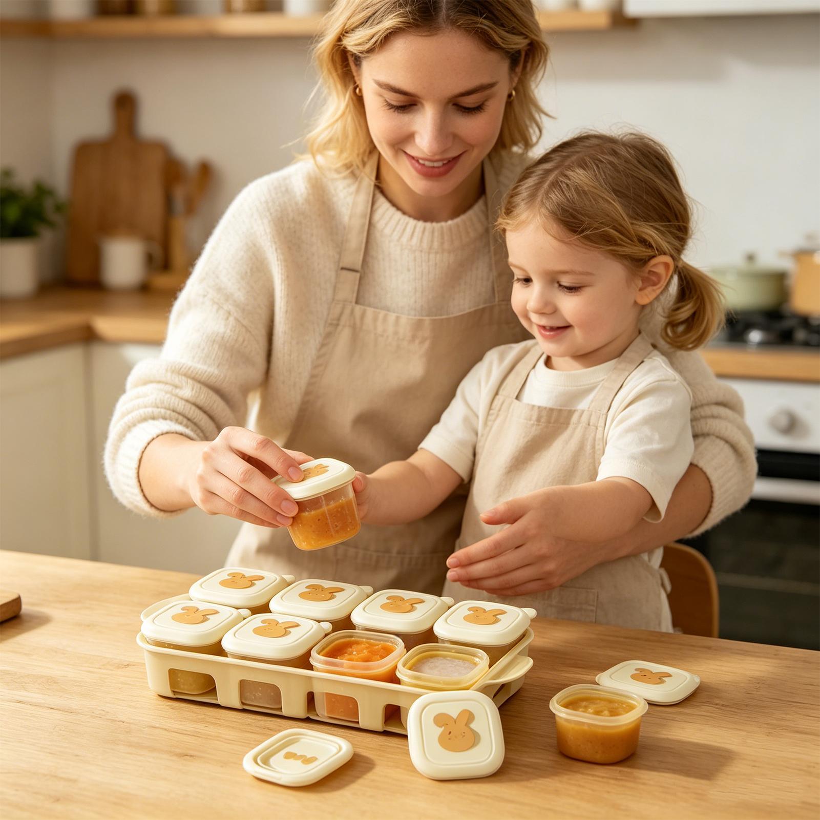 Cube Food Freezer Tray Kids Yo - Baby Food Tray のレビューと価格