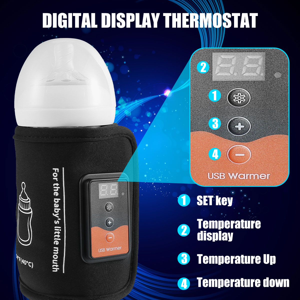 Baby Bottle Warmer USB Powered - Baby Food Warmer のレビューと価格