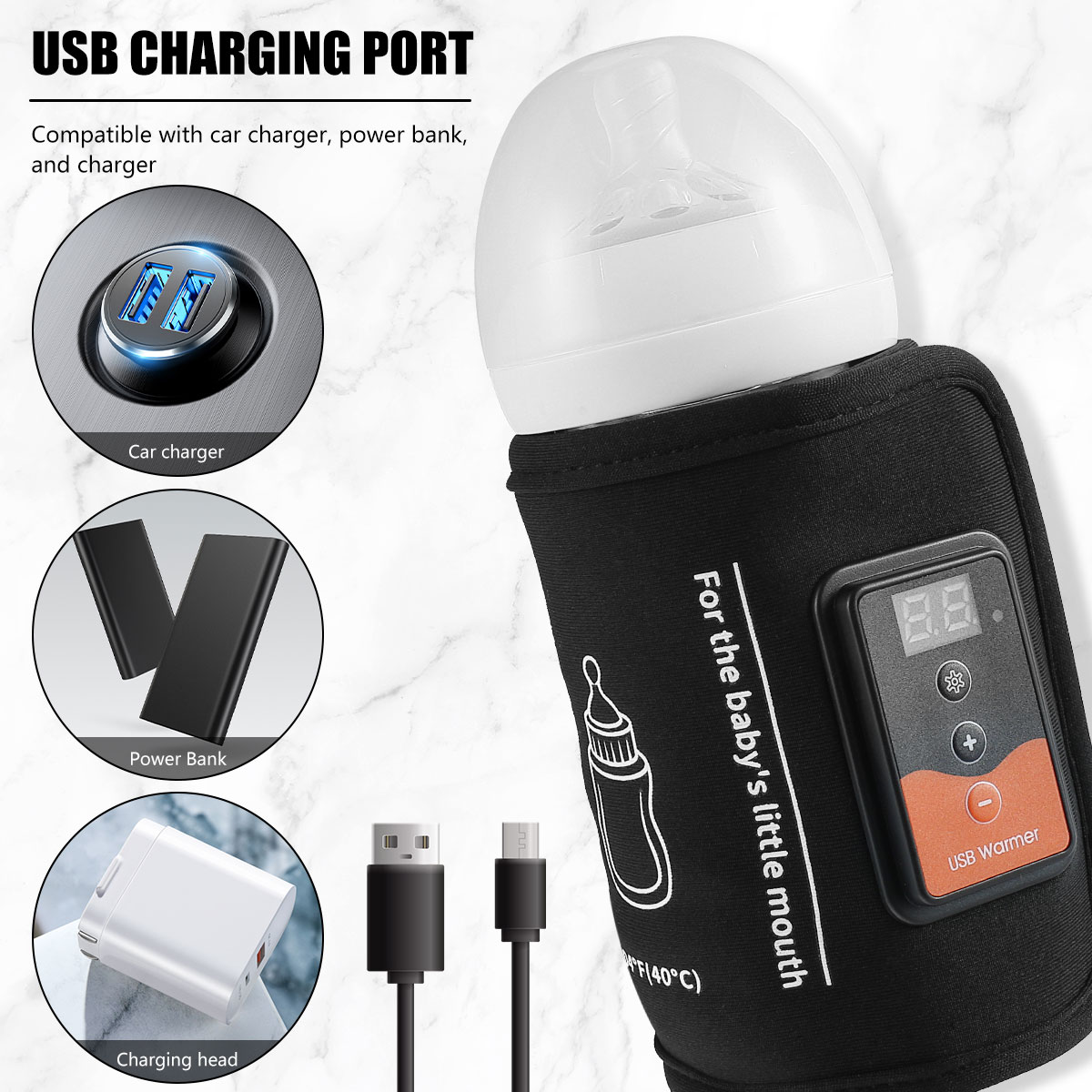 Baby Bottle Warmer USB Powered - Baby Food Warmer のレビューと価格