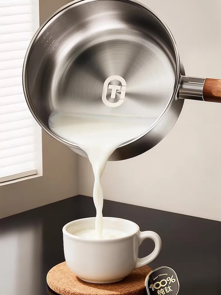 Pure titanium milk pot Baby co - Baby Food Nutrition のレビューと価格