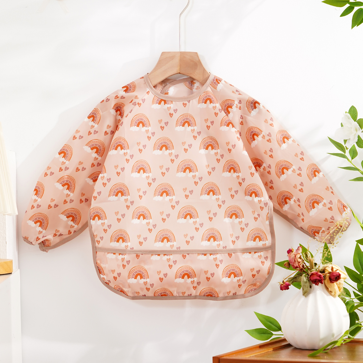 1 Pc Waterproof Baby Bibs Cute - Bib Long Sleeve のレビューと価格