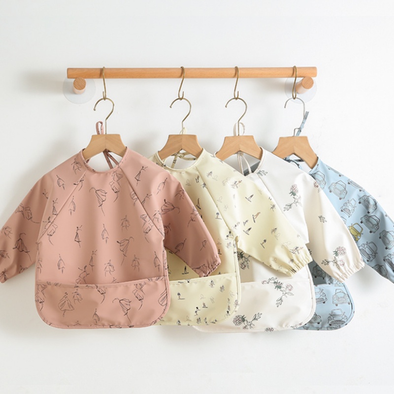 Long-sleeved PU reversible bib - Bib Long Sleeve のレビューと価格