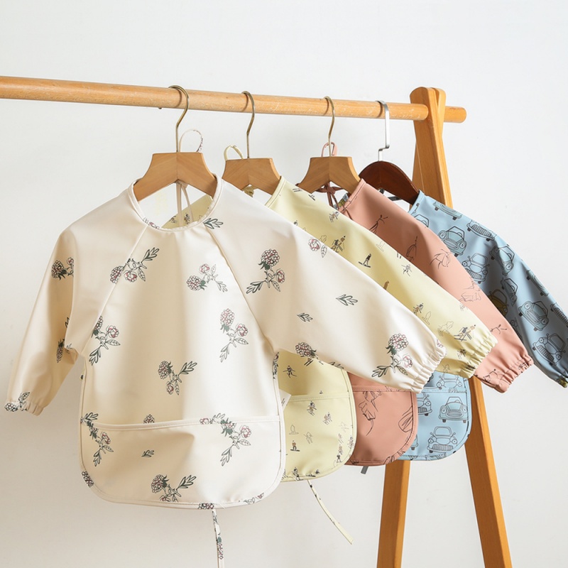 Long-sleeved PU reversible bib - Bib Long Sleeve のレビューと価格