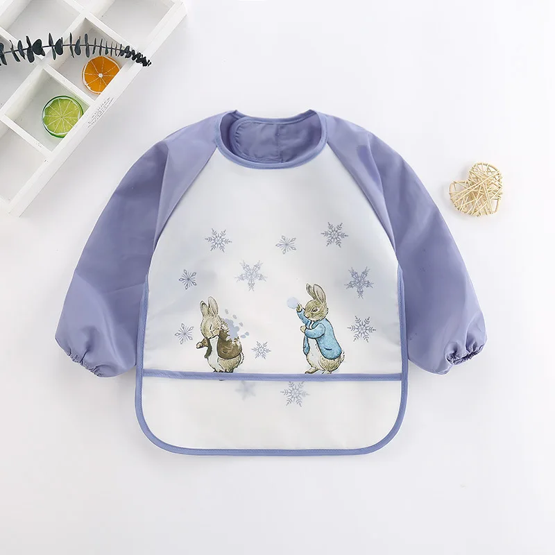 Baby's Soft Waterproof Bib Kid - Bib Long Sleeve のレビューと価格