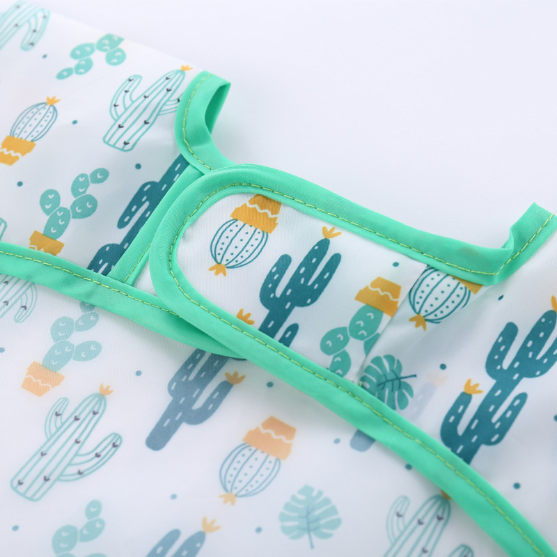 Baby Silicone Cartoon Bib 0-6  - Bib Long Sleeve のレビューと価格