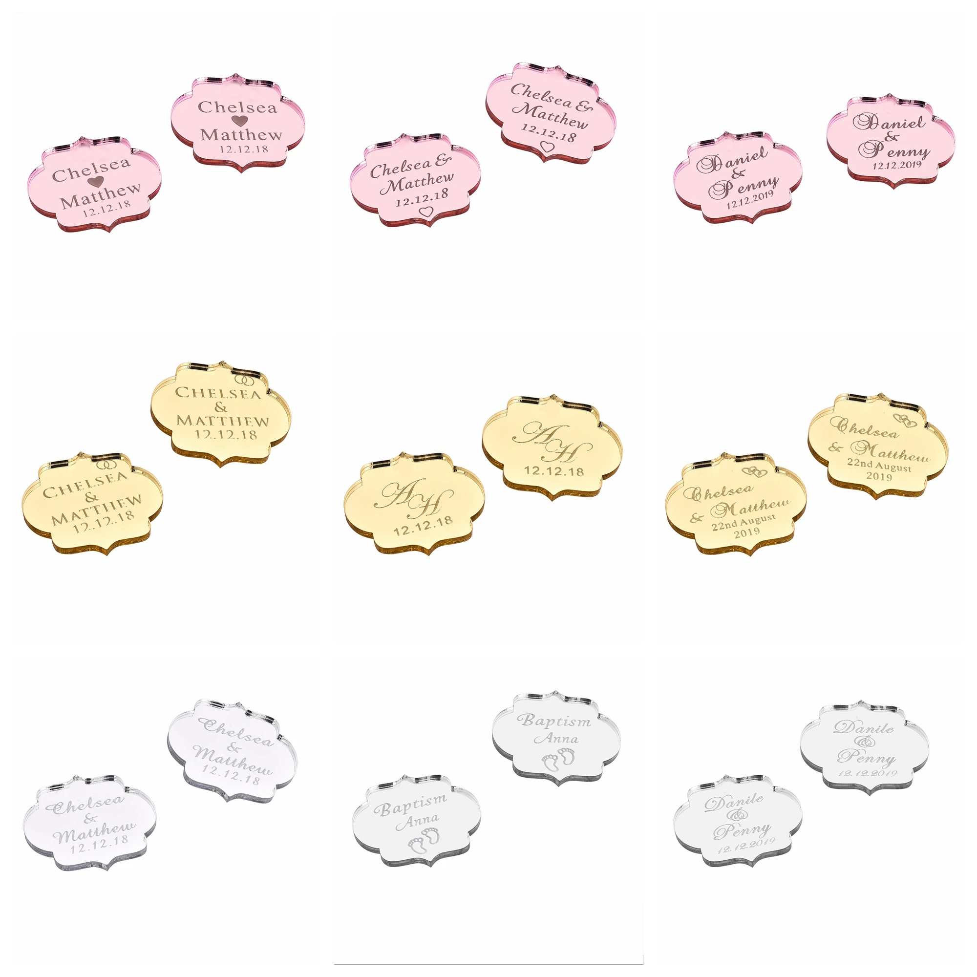 20/50/100Pcs Custom Wedding Pa - Baby Food Mixer のレビューと価格