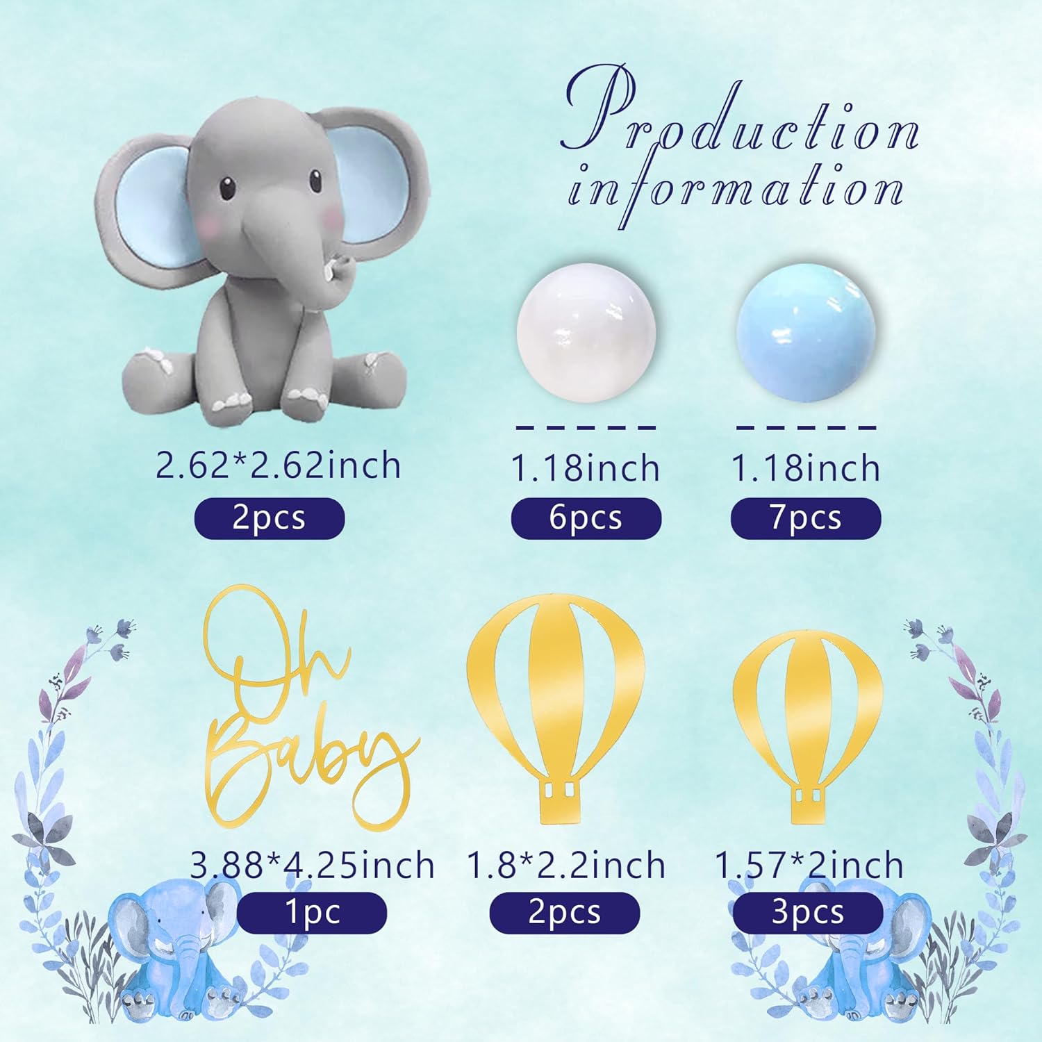 Elephant Cake Decoration Baby  - Baby Food Mixer のレビューと価格