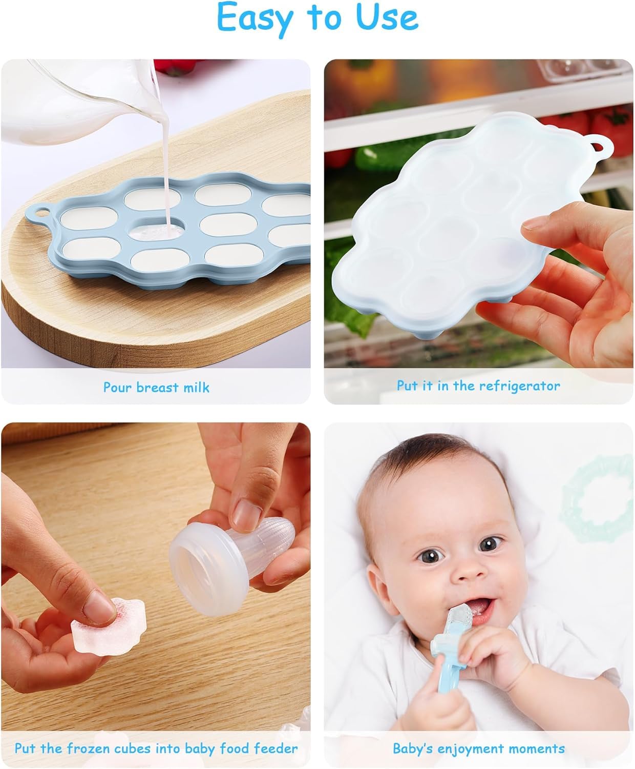 2-Pack Silicone Baby Food Free - Baby Food Tray のレビューと価格
