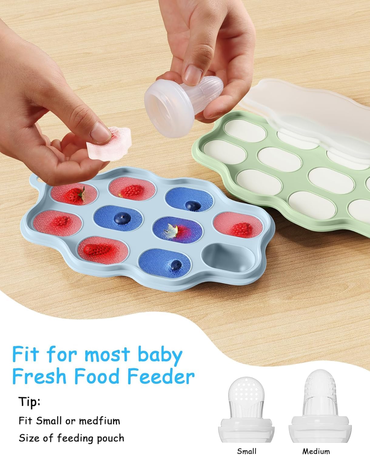 2-Pack Silicone Baby Food Free - Baby Food Tray のレビューと価格