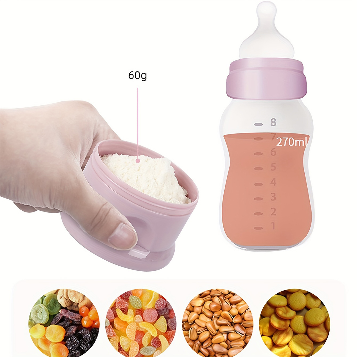 Large Capacity Baby Milk Powde - Baby Food Nan のレビューと価格
