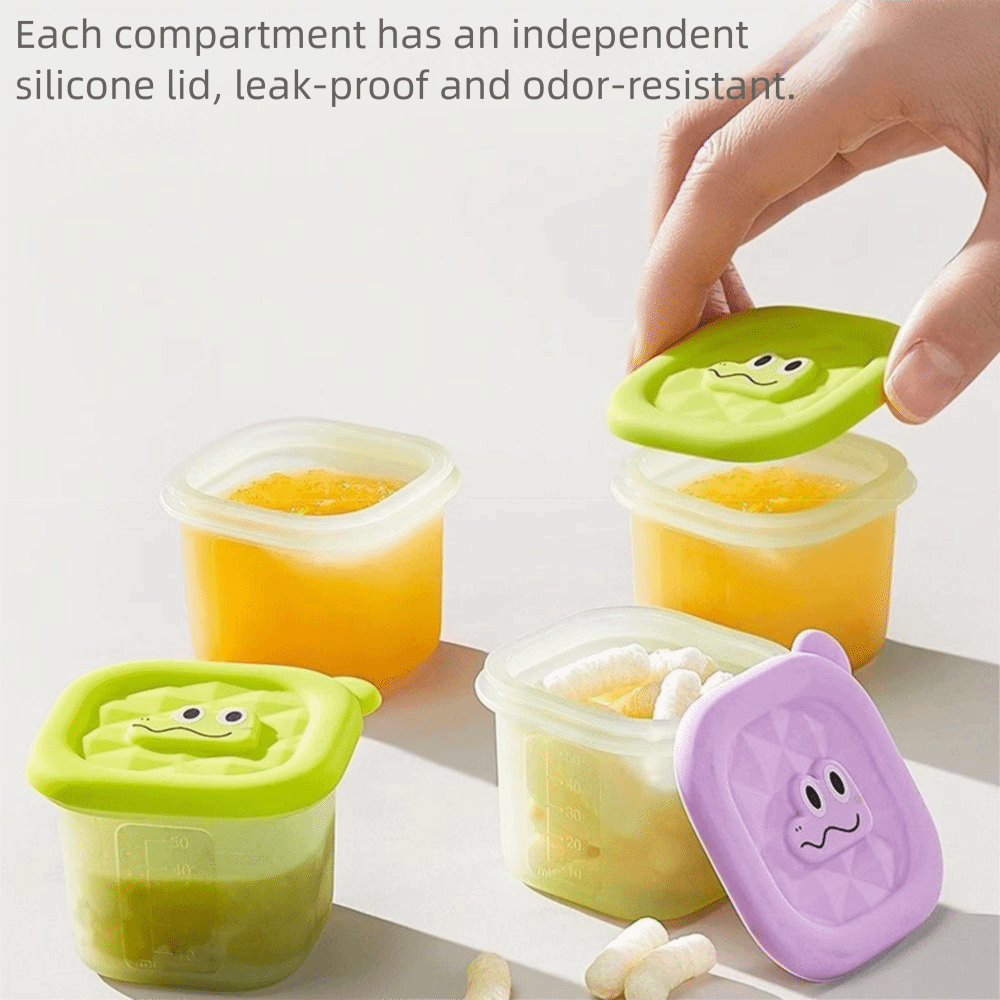 3/4/6 Grid Design Baby Food Fr - Baby Food Tray のレビューと価格