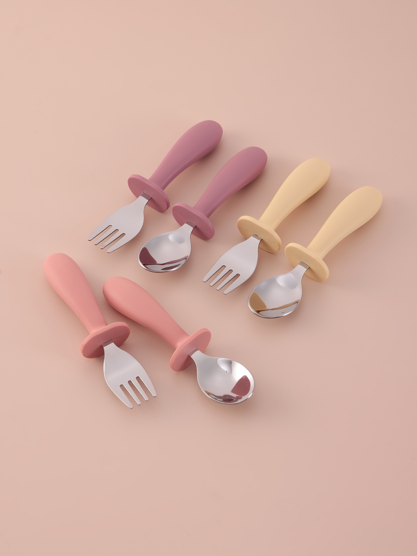 2PCS Stainless Steel Fork Spoo - Baby Food Weaning のレビューと価格