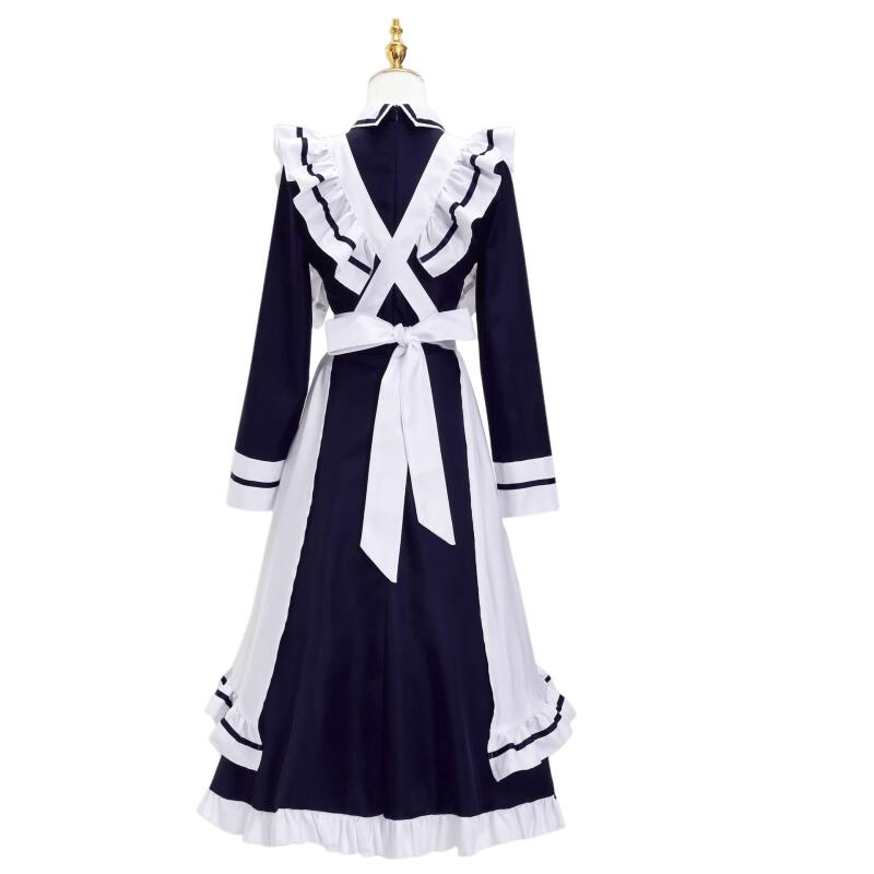 Anime Maid Dress Cosplay Costu - Bib Long Sleeve のレビューと価格