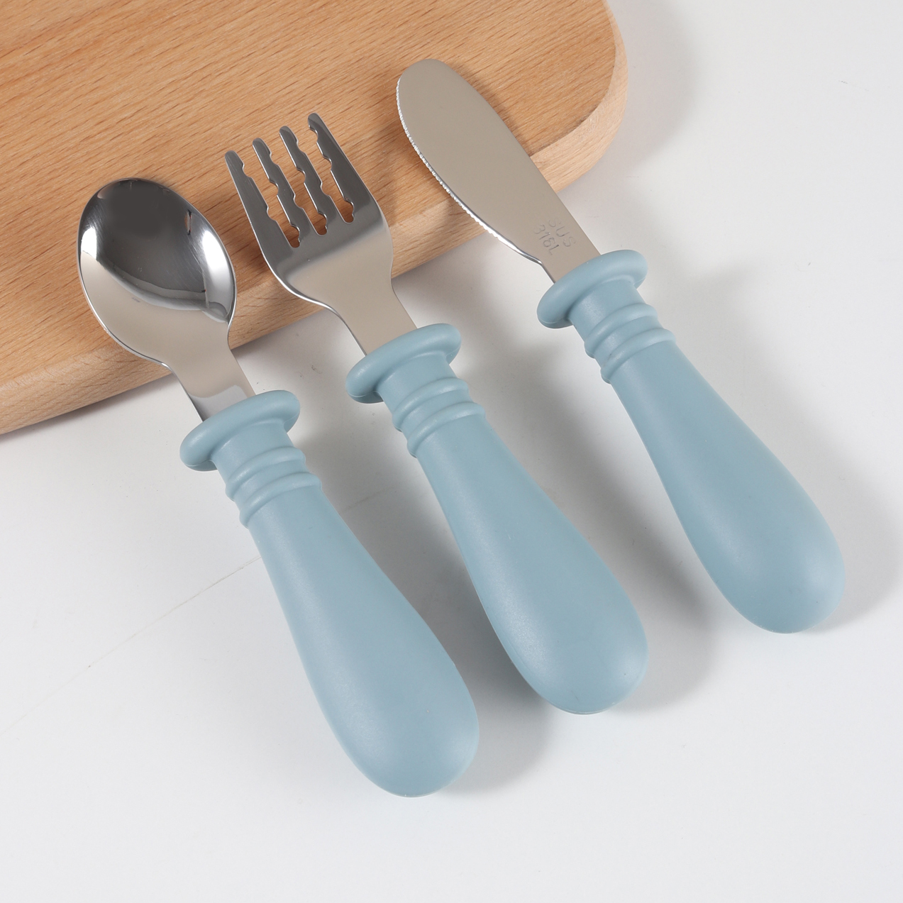 Custom Silicone Spoon & Fork k - Baby Food Weaning のレビューと価格