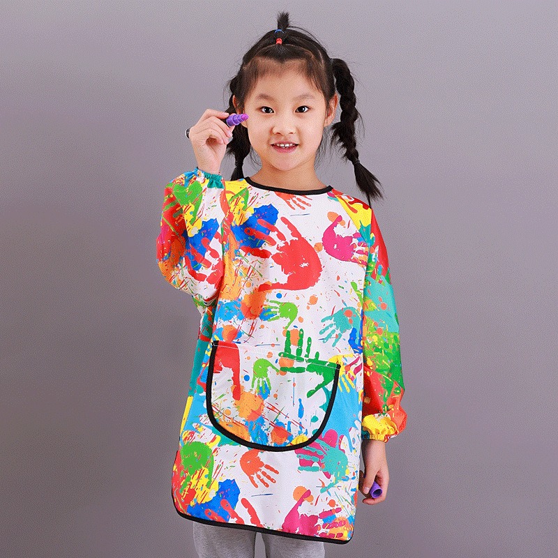 Toddler Waterproof Art Smock w - Bib Long Sleeve のレビューと価格