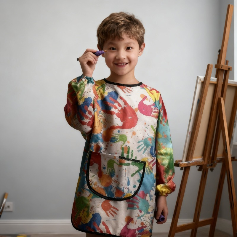Toddler Waterproof Art Smock w - Bib Long Sleeve のレビューと価格
