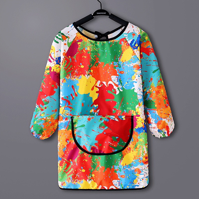Toddler Waterproof Art Smock w - Bib Long Sleeve のレビューと価格