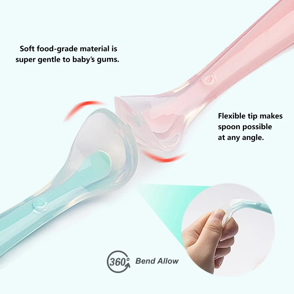 Baby Spoons Soft Silicone Todd - Baby Food Nutrition のレビューと価格