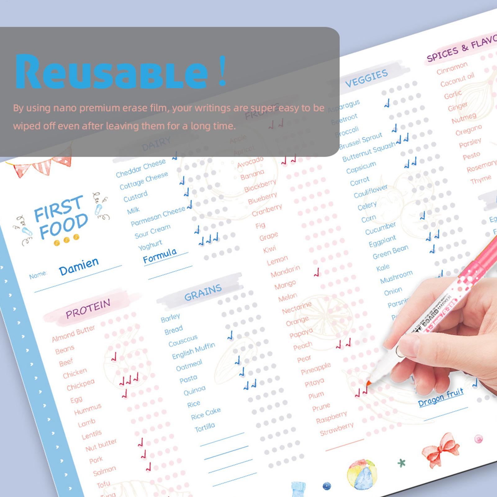 Baby First Foods Checklist Mag - Baby Food Weaning のレビューと価格