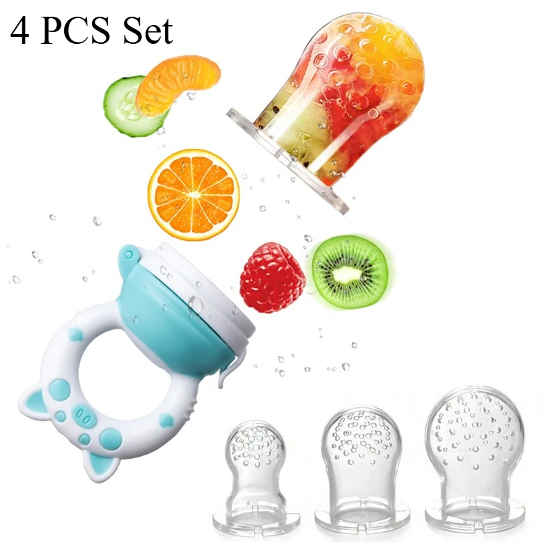 4pcs/set Silicone Fruit & Vege - Baby Food Nutrition のレビューと価格