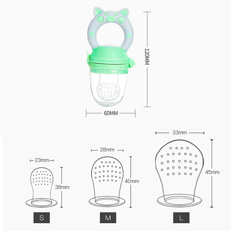 4pcs/set Silicone Fruit & Vege - Baby Food Nutrition のレビューと価格