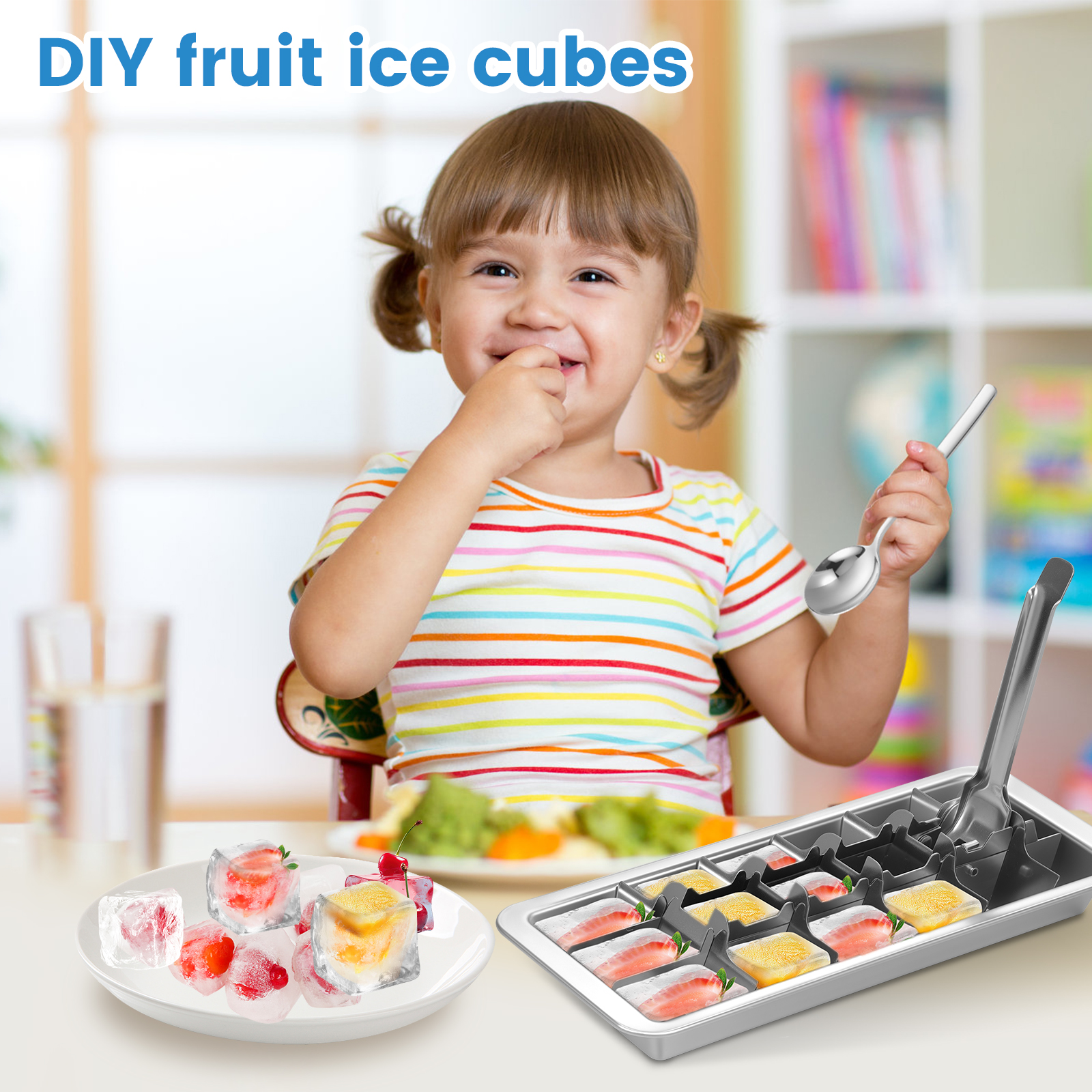 Vintage Stainless Steel Ice Cu - Veggie Baby Food のレビューと価格
