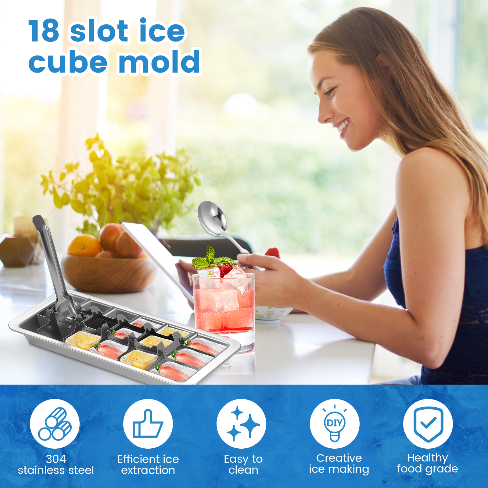 Vintage Stainless Steel Ice Cu - Veggie Baby Food のレビューと価格