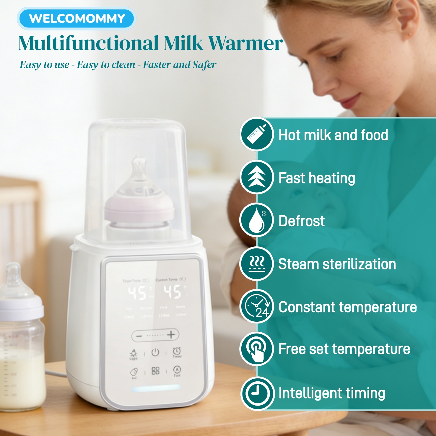 8In1 Baby Bottle Breast Milk W - Baby Food Warmer のレビューと価格