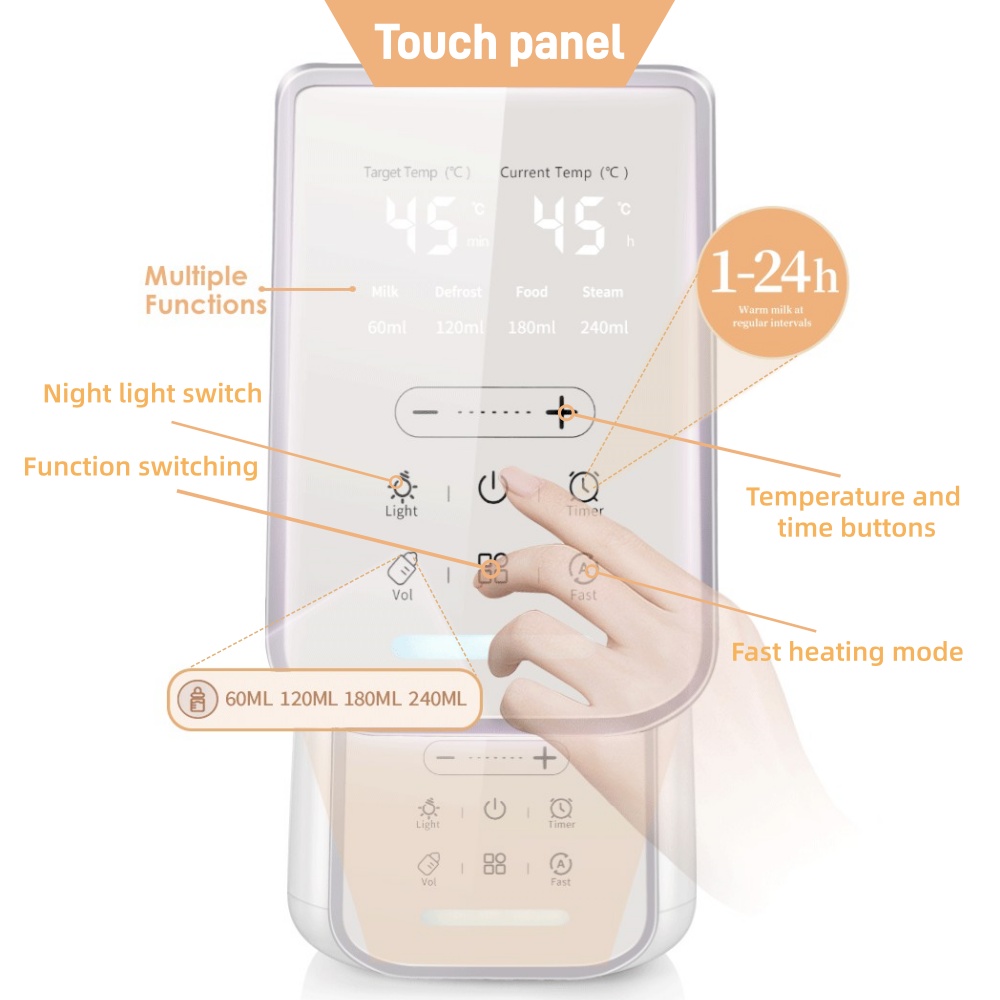 8In1 Baby Bottle Breast Milk W - Baby Food Warmer のレビューと価格