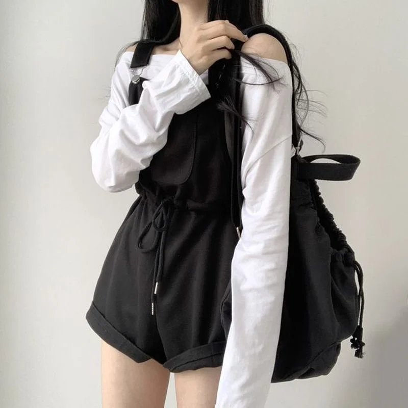 Two-piece Suits 2023 Women Off - Bib Long Sleeve のレビューと価格