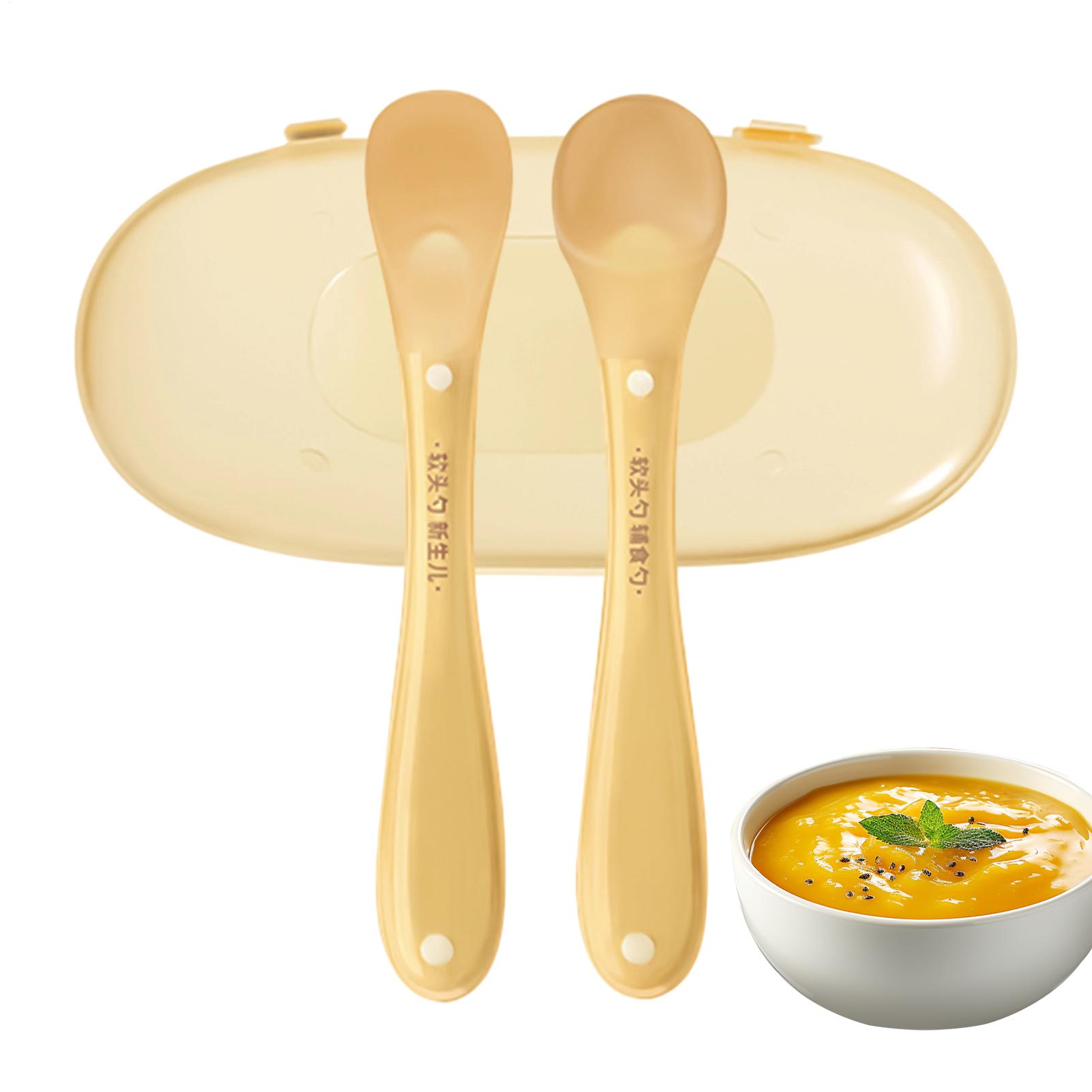 Silicone Serving Spoon Feeding - Baby Food Weaning のレビューと価格