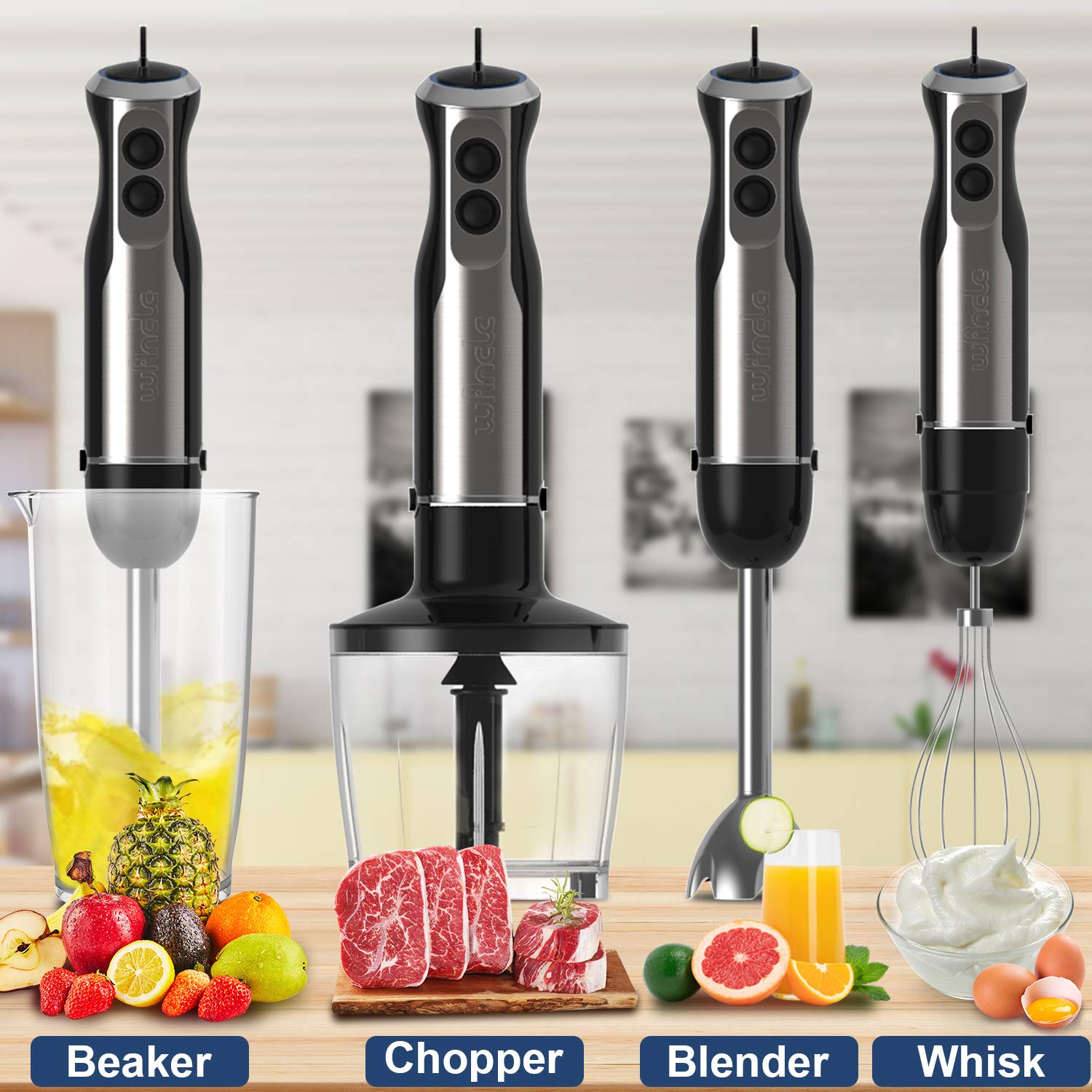 Wancle 1000W Immersion Hand Bl - Baby Food Mixer のレビューと価格