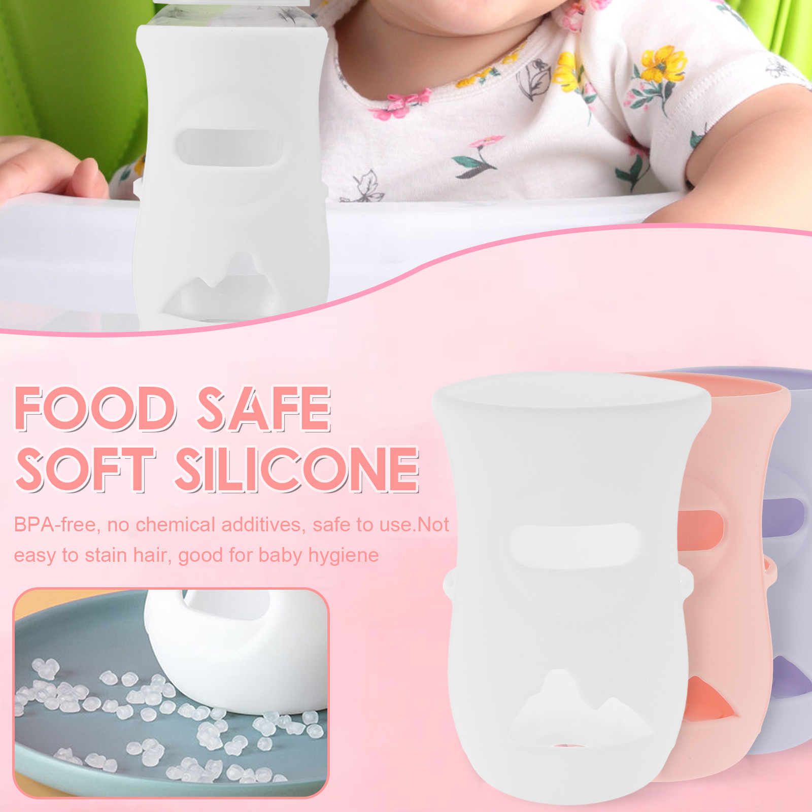 Silicone Sleeves Silicone Baby - Baby Food Nan のレビューと価格