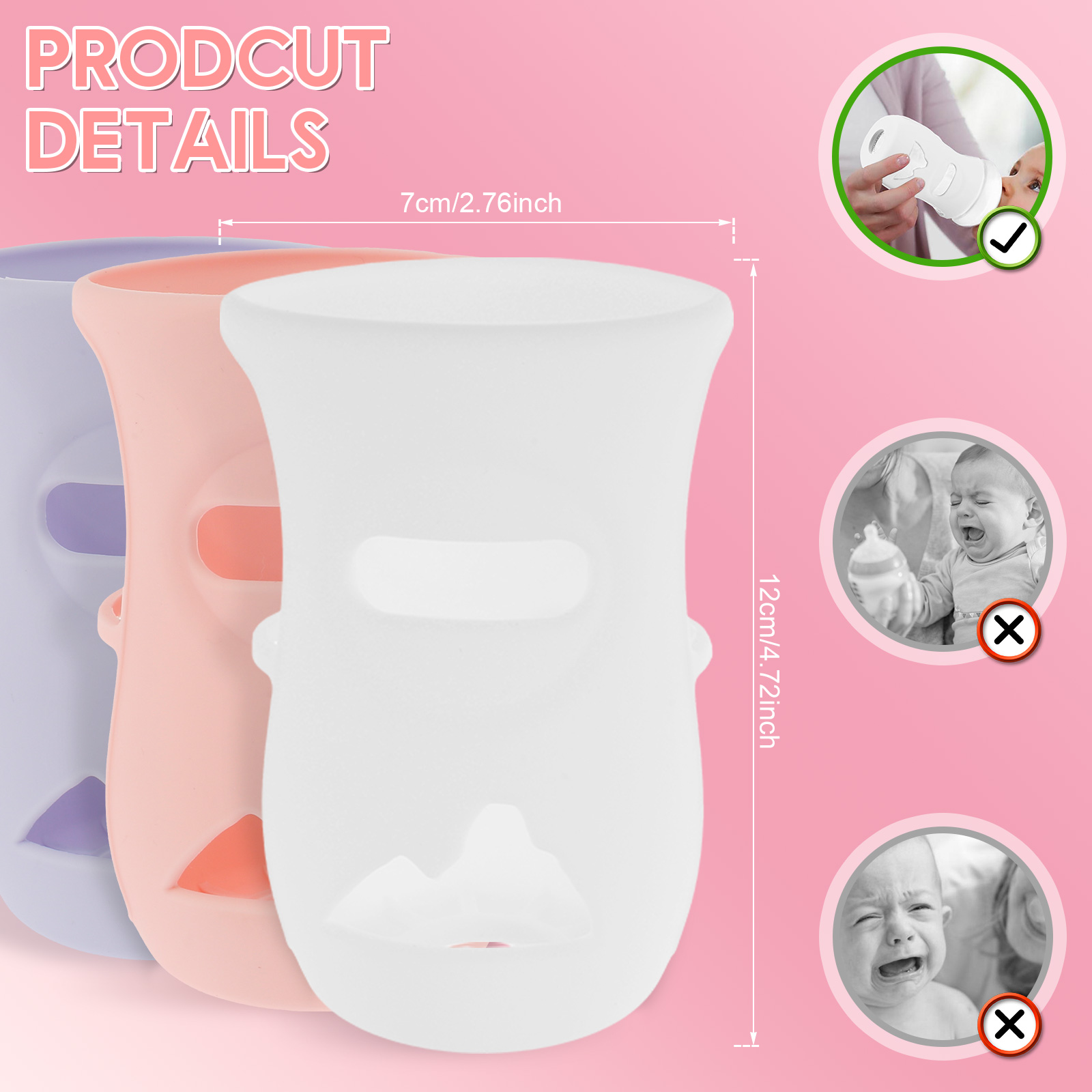 Silicone Sleeves Silicone Baby - Baby Food Nan のレビューと価格