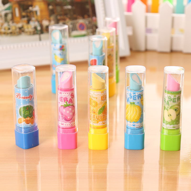 10Pcs Cartoon Fruit Lipstick S - Baby Food Fruits のレビューと価格