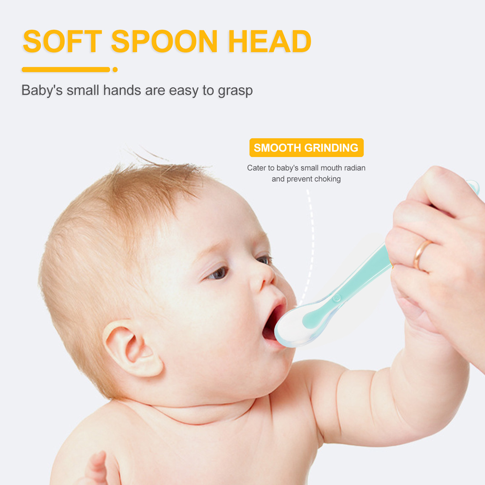 2Pcs Baby Feeding Spoons Silic - Baby Food Weaning のレビューと価格