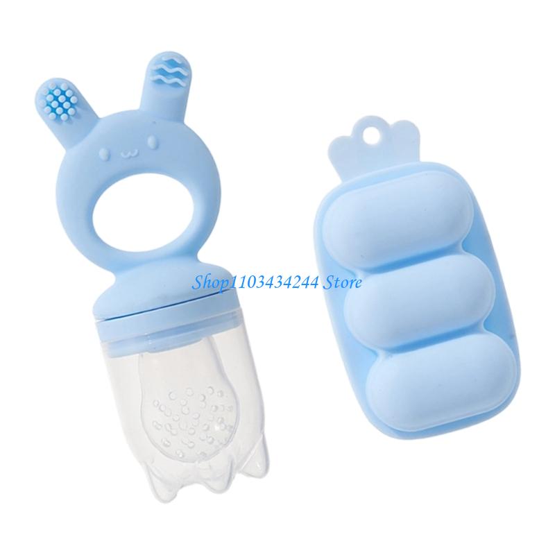 Silicone Baby Teether Feeder w - Baby Food Tray のレビューと価格