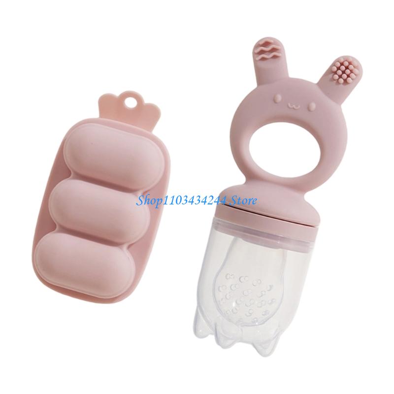 Silicone Baby Teether Feeder w - Baby Food Tray のレビューと価格