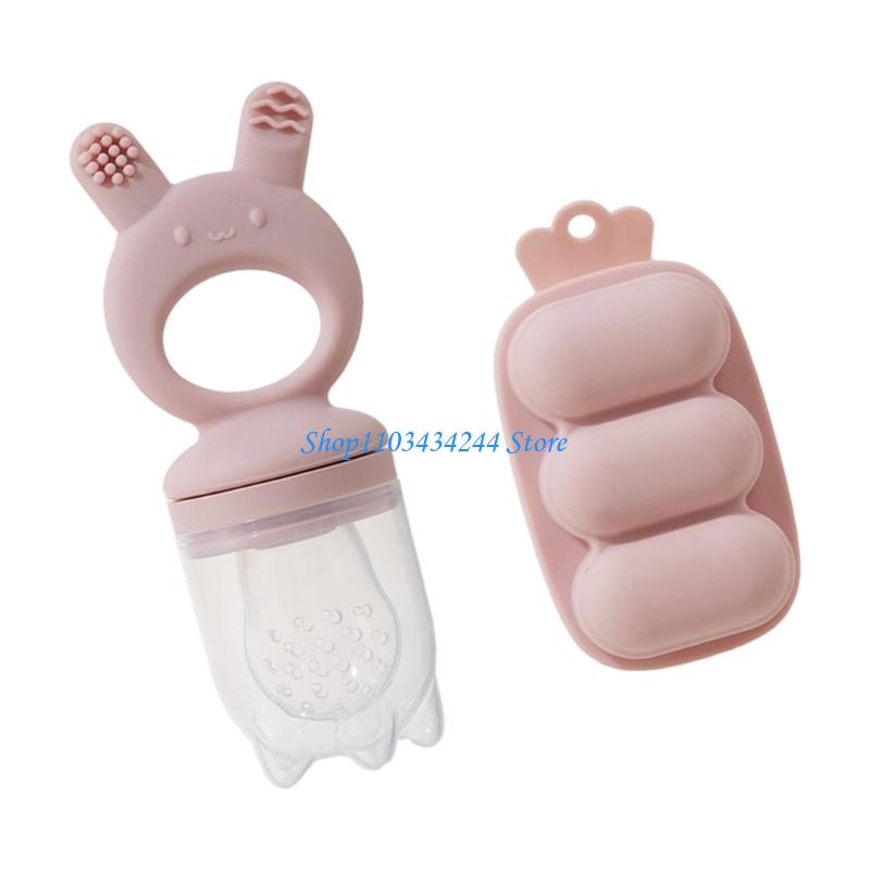 Silicone Baby Teether Feeder w - Baby Food Tray のレビューと価格