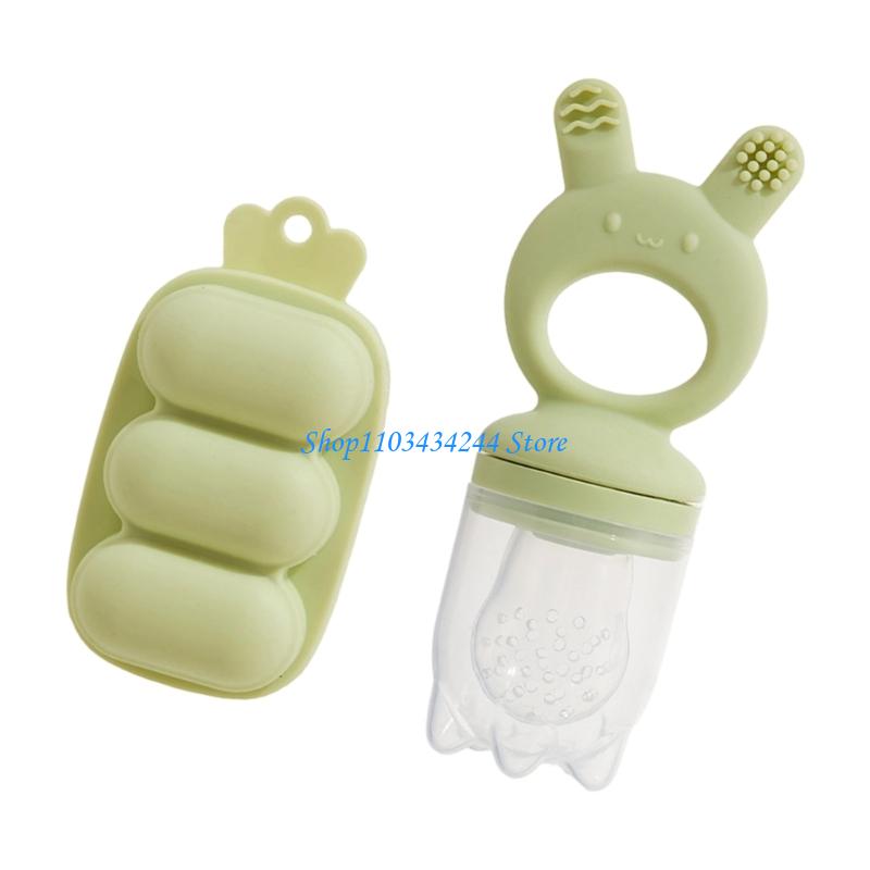 Silicone Baby Teether Feeder w - Baby Food Tray のレビューと価格