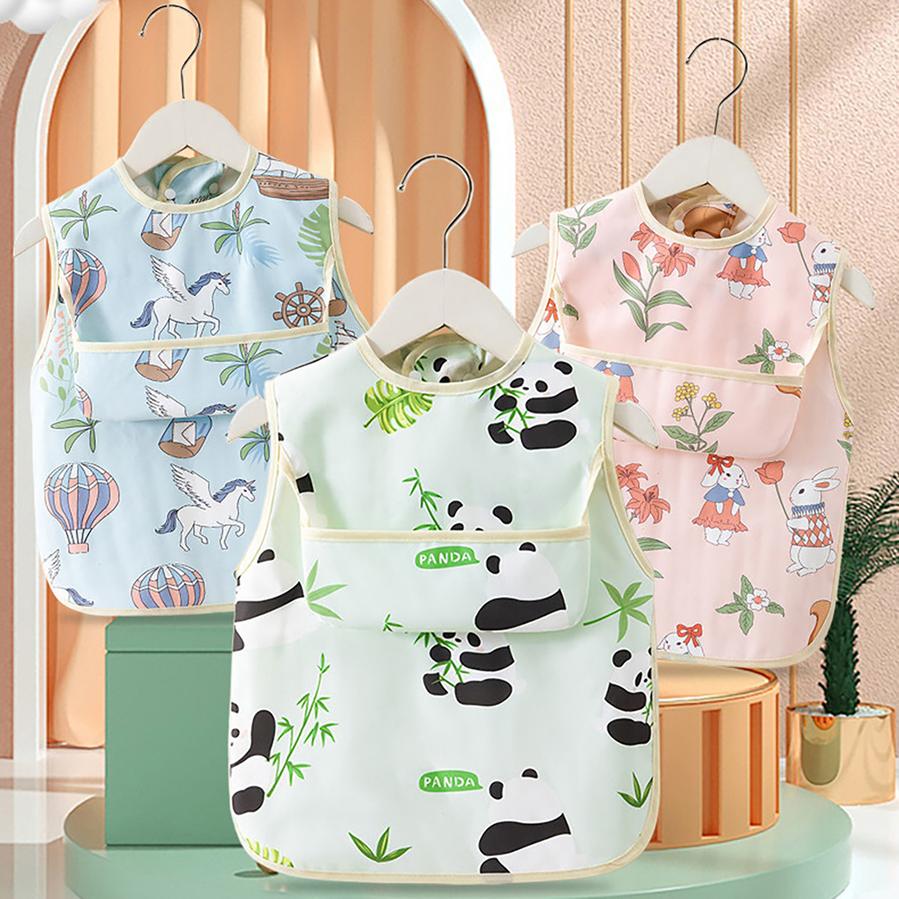 0-4Y Baby Bibs & Pocket Waterp - Baby Food Kids のレビューと価格