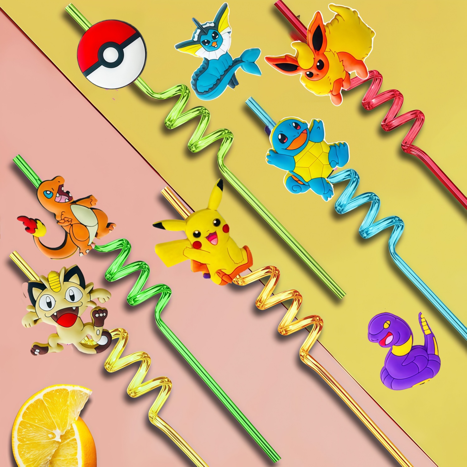 Pokemon Birthday Straws Birthd - Baby Food Fruits のレビューと価格